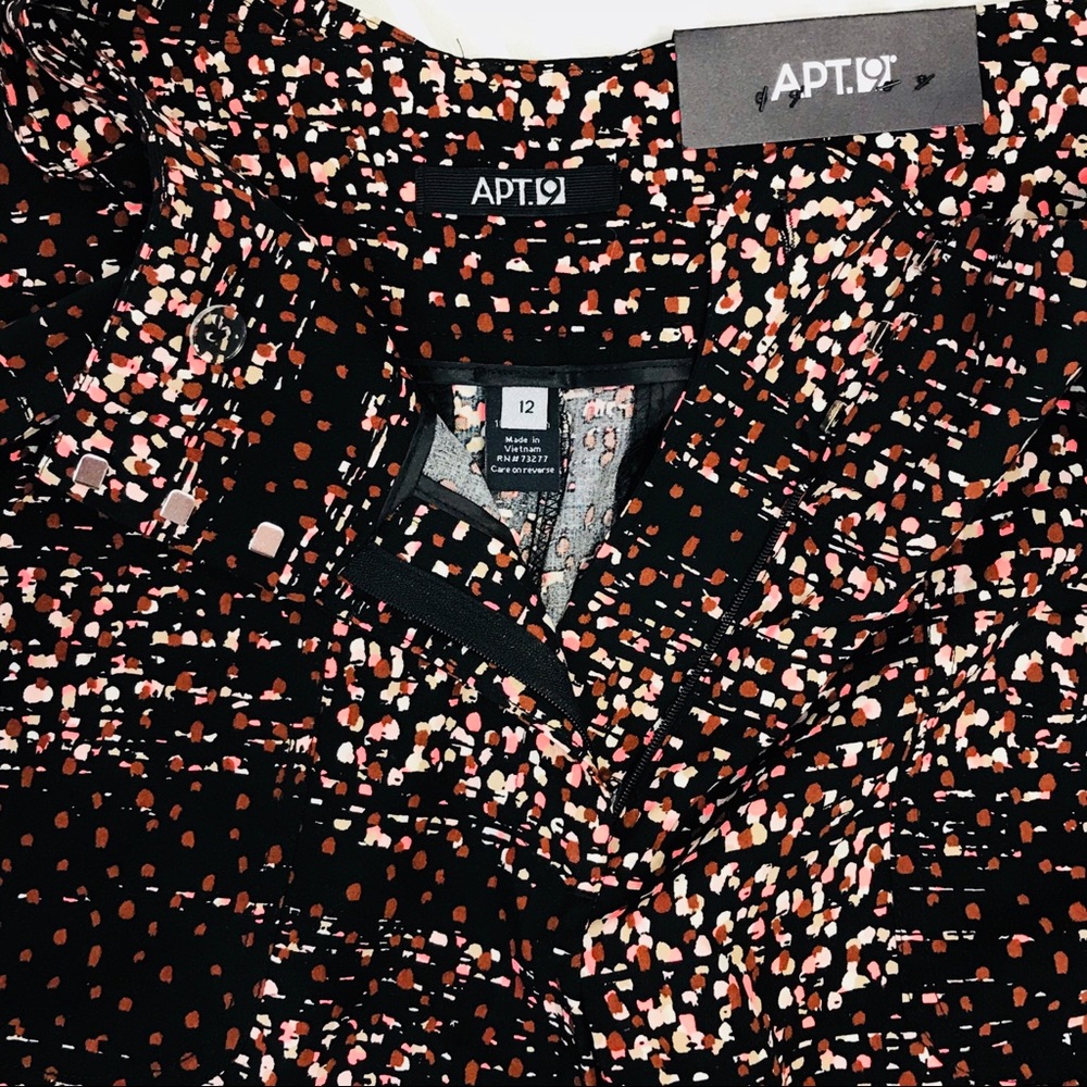 Apt 9 Abstract Dressy Belted Shorts - Picture 3 of 6